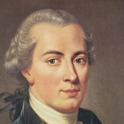Porträtt av Immanuel Kant
